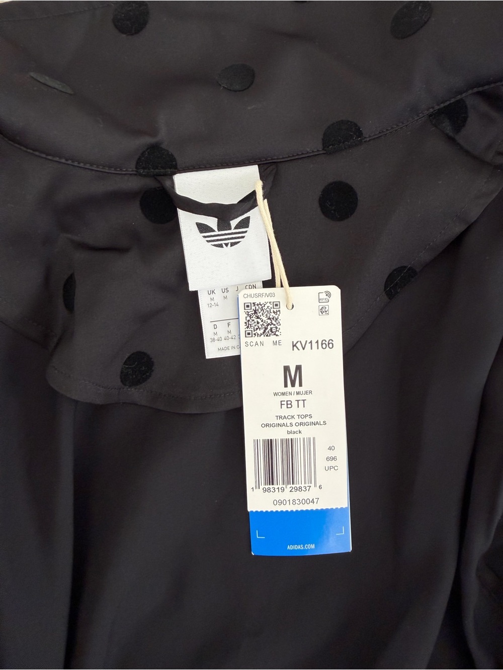 NWT Adidas Polka Dot Track Jacket - Picture 6 of 6